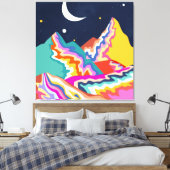 Toile Pics chromatiques (Insitu(Chambre))