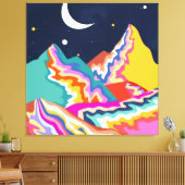 Toile Pics chromatiques (Insitu(Salon))