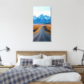 Toile Pics de montagnes lointaines (Insitu(Chambre))
