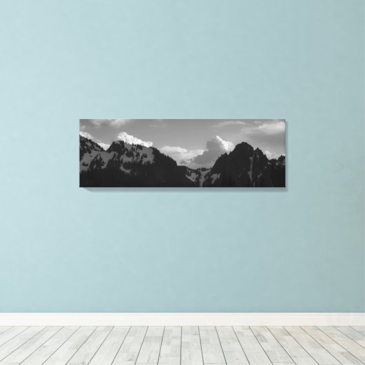 Toile Pics et nuages (Insitu (Plancher de Bois))