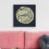 Toile Pièce avec les têtes de Jules César et Auguste (Insitu(Salon))