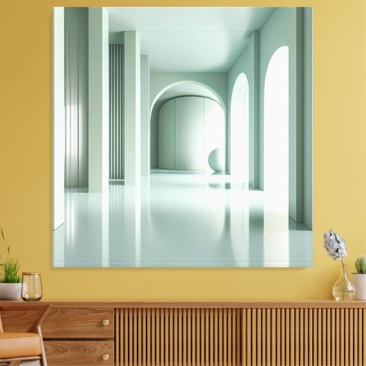 Toile Pièce avec mur à structure verticale (Insitu(Salon))