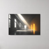 Toile Pièce Cinématique Vide Faisceaux de Lumière Émouva (Recto)