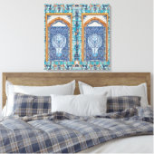 Toile Pièce d'Art numérique à base de carrelage persan (Insitu(Chambre))