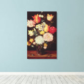 Toile Pièce de fleur (Insitu (Plancher de Bois))