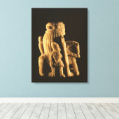 Toile Pièce d'échecs du chevalier (Insitu (Plancher de Bois))