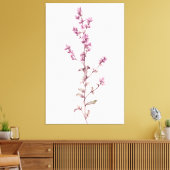 Toile Pièce maîtresse de l'aquarelle vive Thyme Sprig (Insitu(Salon))