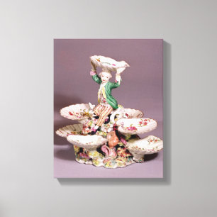 Toile Pièce maîtresse de table de Derby, 1760-65