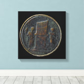 Toile Pièce romaine représentant un orgue (Insitu (Plancher de Bois))