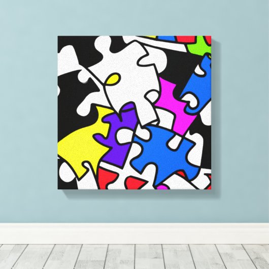 Toile Pièces de puzzle (Insitu (Plancher de Bois))