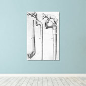 Toile Pièces fumantes (Insitu (Plancher de Bois))