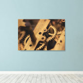 Toile Pièces internes de montre ancienne (Insitu (Plancher de Bois))