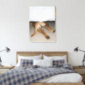 Toile Pieds et queue de chien de laboratoire jaune caché (Insitu(Chambre))