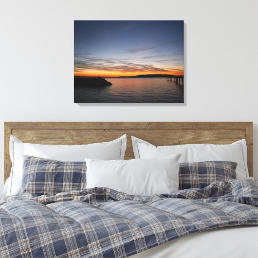 Toile Pier at sunset (Insitu(Chambre))