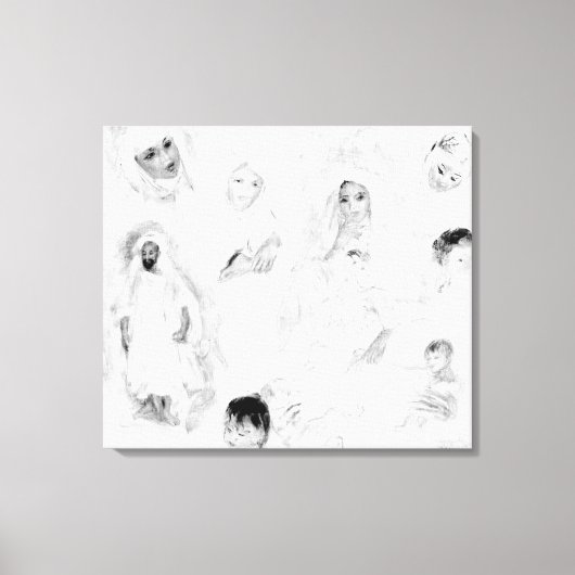 Toile Pierre A Renoir | Arabes (Recto)