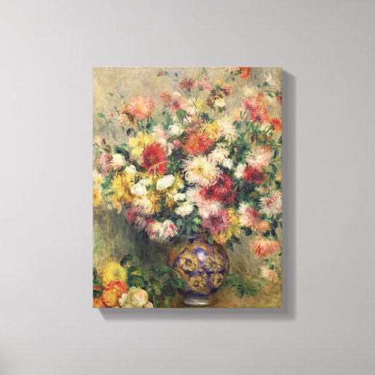 Toile Pierre A Renoir | Dahlias (Recto)