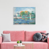 Toile Pierre A Renoir | La Rivière Bleue (Insitu(Salon))