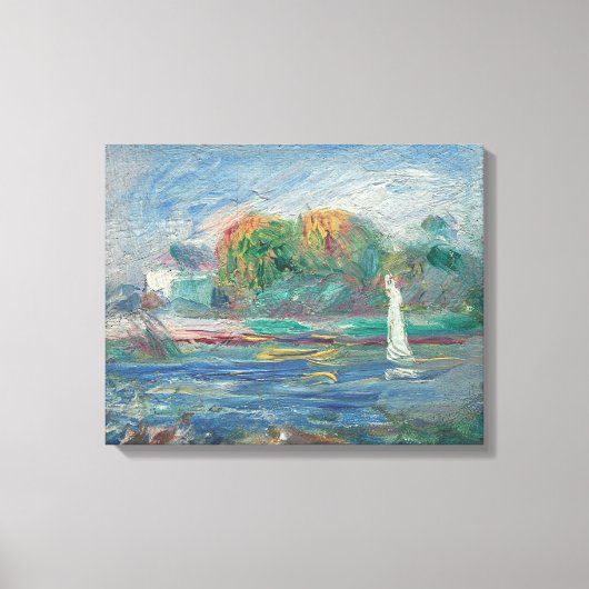 Toile Pierre A Renoir | La Rivière Bleue (Recto)