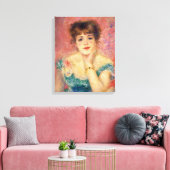 Toile Pierre A Renoir | Portrait de Jeanne Samary (Insitu(Salon))