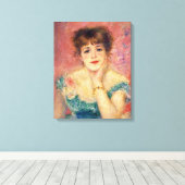 Toile Pierre A Renoir | Portrait de Jeanne Samary (Insitu (Plancher de Bois))