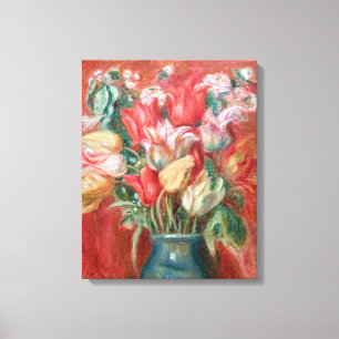 Toile Pierre-Auguste Renoir - Bouquet de tulipes