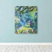 Toile Pierre-Auguste Renoir - Chemin dans la Forêt (Insitu (Plancher de Bois))