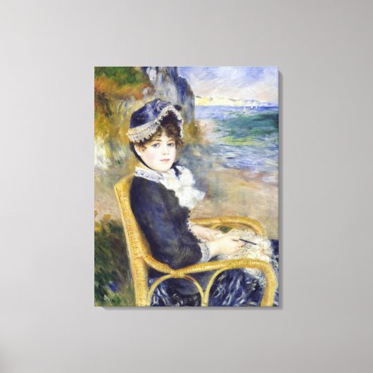 Toile Pierre-Auguste Renoir - En bord de mer (Recto)