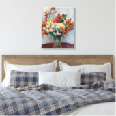 Toile Pierre-Auguste Renoir - Fleurs dans un vase (Insitu(Chambre))