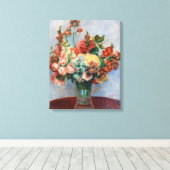Toile Pierre-Auguste Renoir - Fleurs dans un vase (Insitu (Plancher de Bois))