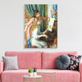 Toile Pierre-Auguste Renoir Girls au piano (Insitu(Salon))