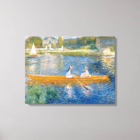 Toile Pierre-Auguste Renoir - La barque (Recto)
