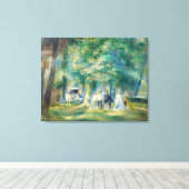 Toile Pierre-Auguste Renoir - La fête à Saint-Cloud (Insitu (Plancher de Bois))