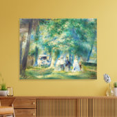 Toile Pierre-Auguste Renoir - La fête à Saint-Cloud (Insitu(Salon))
