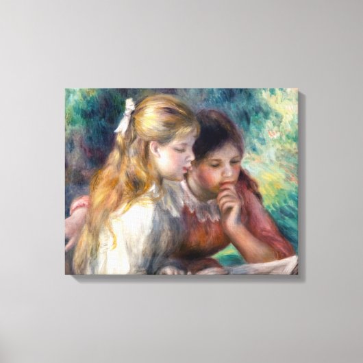 Toile Pierre-Auguste Renoir - La Lecture (Recto)