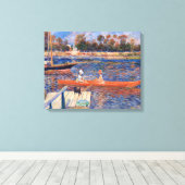 Toile Pierre-Auguste Renoir - La Seine à Argenteuil (Insitu (Plancher de Bois))