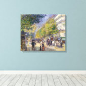 Toile Pierre-Auguste Renoir - Paris, Grands Boulevards (Insitu (Plancher de Bois))