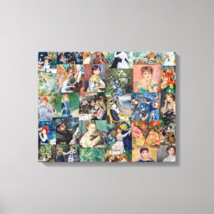 Toile Pierre-Auguste Renoir - Patchwork de chefs-d'œuvre