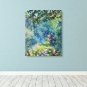 Toile Pierre-Auguste Renoir - Sentier dans la forêt (Insitu (Plancher de Bois))