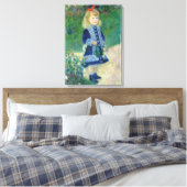 Toile Pierre-Auguste Renoir - Une fille avec une canne d (Insitu(Chambre))