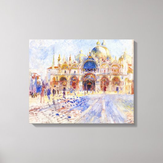 Toile Pierre-Auguste Renoir - Venise, Piazza San Marco (Recto)