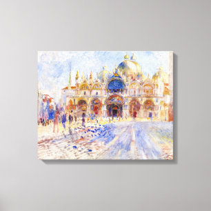Toile Pierre-Auguste Renoir - Venise, place Saint-Marc