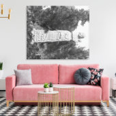 Toile Pierre de tête de Wild Bill Hickock's Grave Photog (Insitu(Salon))