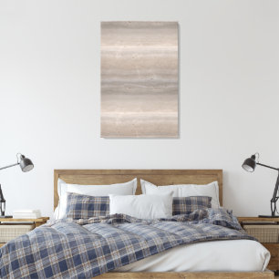 Toile Pierre de travertin polie champignon taupe Minimal