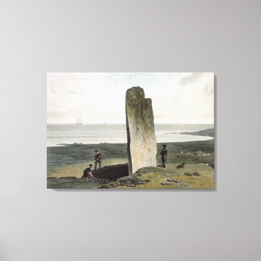 Toile Pierre druidique à Strather près de Barvas, île de (Recto)
