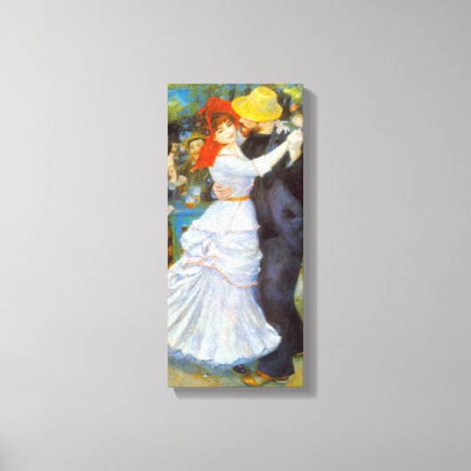 Toile Pierre Renoir - Danse à Bougival (Recto)