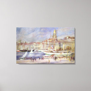 Toile Pierre un Renoir le vieux port de Marseille