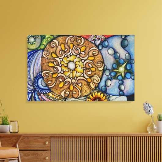 Toile Pierres celtiques (Insitu(Salon))