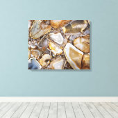 Toile Pierres de géode poli (Insitu (Plancher de Bois))