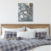 Toile Pierres de plage Coques Galets Rochers Peinture Ar (Insitu(Chambre))