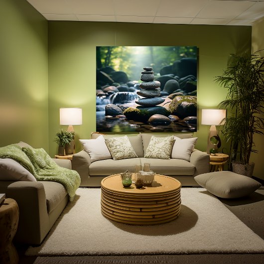 Toile Pierres empilées